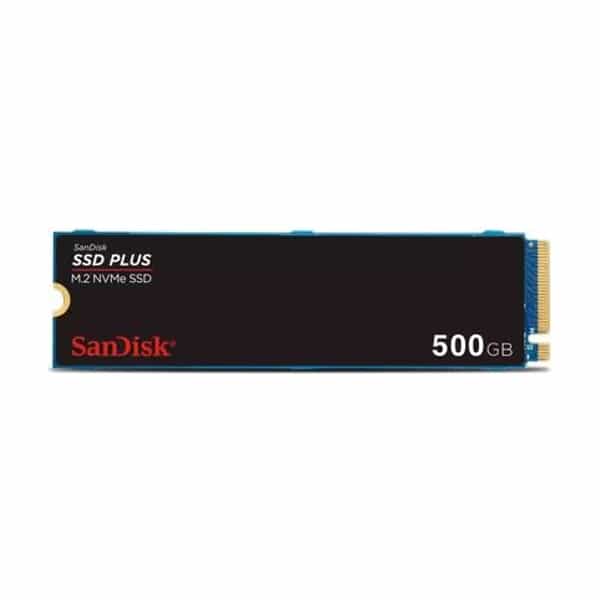 Disco sólido SanDisk SSD Plus NVMe 500 GB M.2 2280 PCIe Gen 3 SDSSDA3N-500G-G26