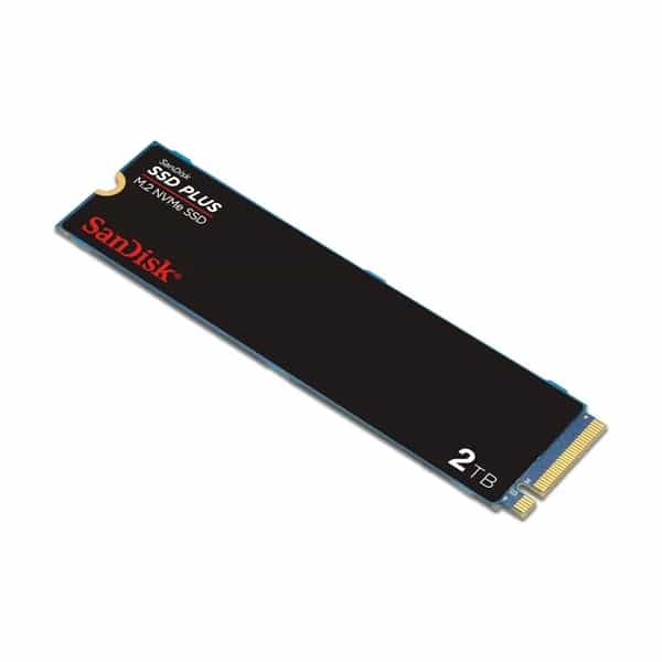 Disco sólido SanDisk SSD Plus NVMe 2 TB M.2 2280 PCIe Gen 3 SDSSDA3N-2T00-G26