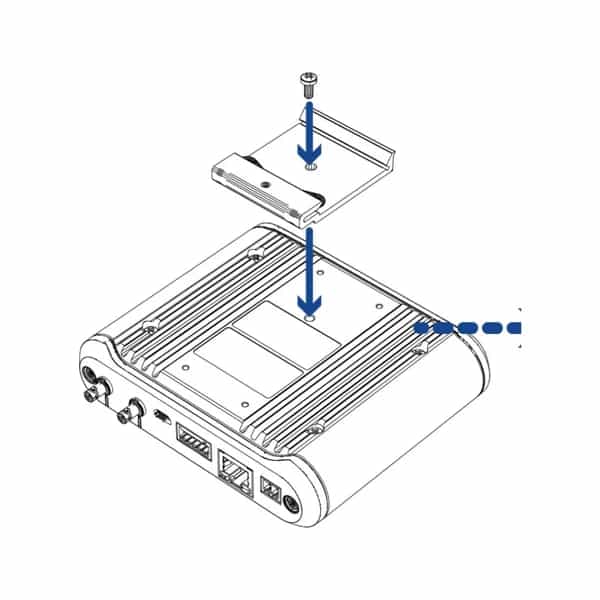 Soporte de riel DIN Motorola BRKTMD-1001 para unidad principal modular