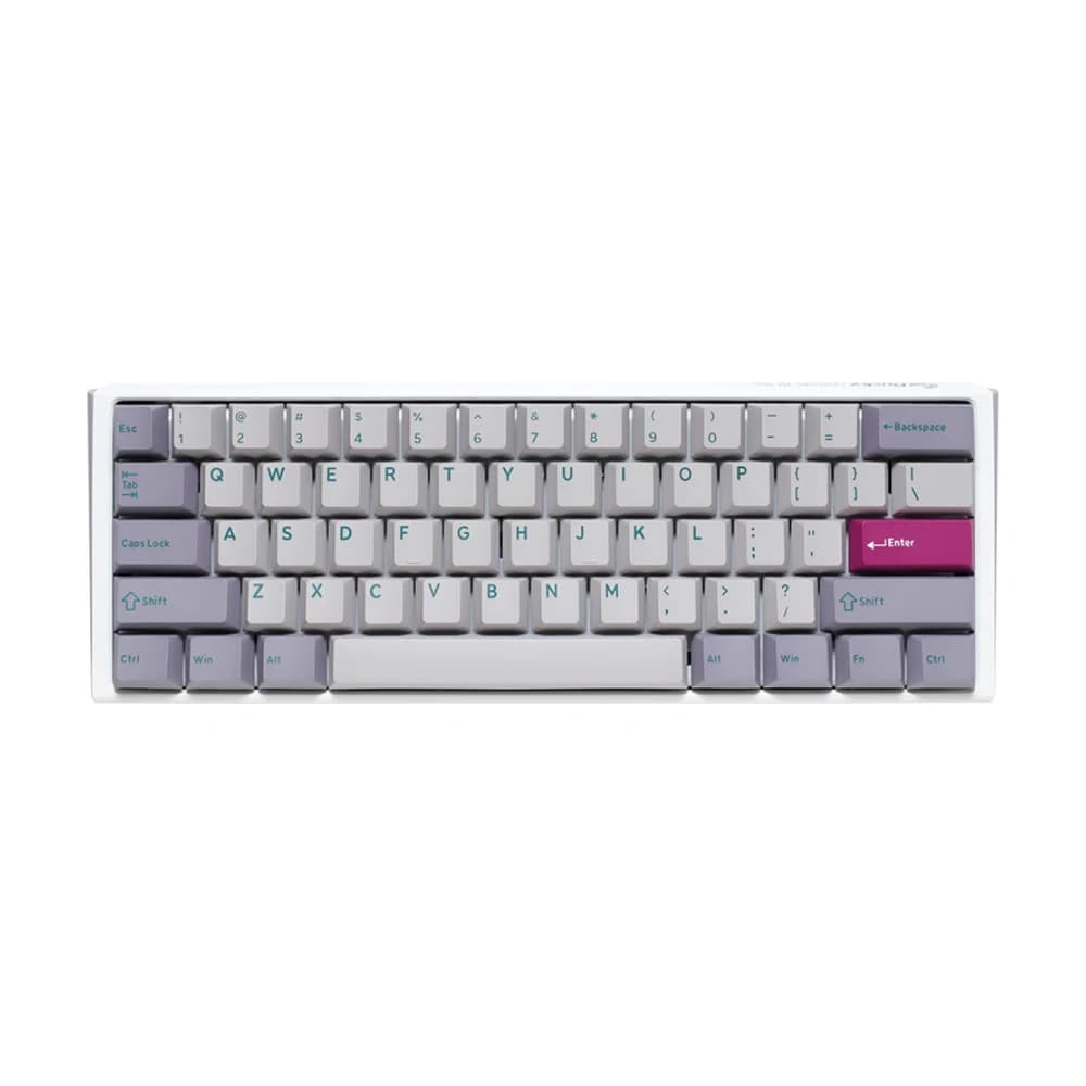 Teclado mecánico Ducky One 3 Mini teclas Mist Cherry MX Red DKON2161ST-RUSPDMIWHHC2