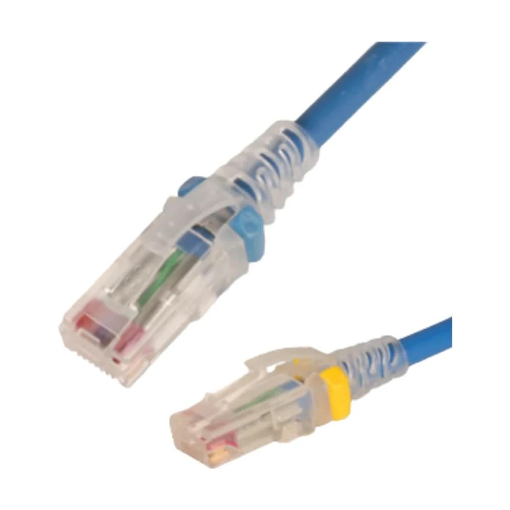 Patchcord Siemon Cat 6 UTP RJ45 LSOH blanco 3 m 24 AWG PC6-003M-A02LS