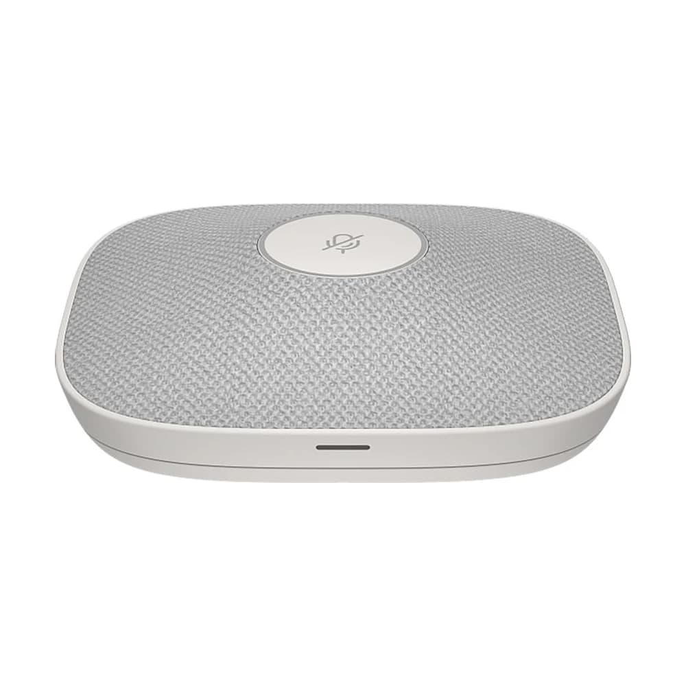 Micrófono de mesa HP Poly Studio A2 blanco con placa de montaje y cables de E/S - B22X4AA