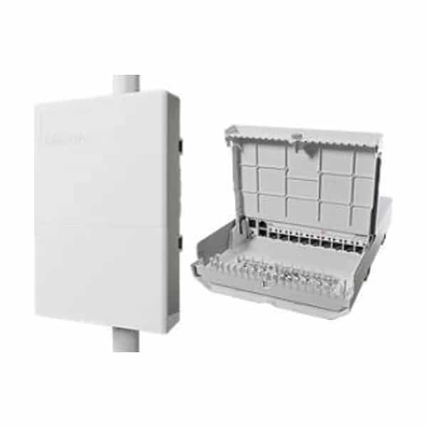 Switch MikroTik CRS310-1G-5S-4S+OUT netFiber 9 exterior 5 SFP + 4 SFP+ sin fuente