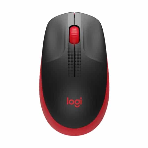 Mouse Logitech Inalámbrico M190 Black/Red 910-005904
