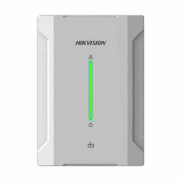 Expansor de 8 zonas cableadas Hikvision DS-PM1-I8O2-H con 2 salidas de alarma