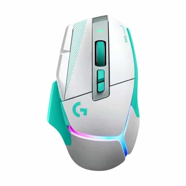 Mouse gamer inalámbrico Logitech G502 X PLUS Lightspeed RGB menta 910-007818