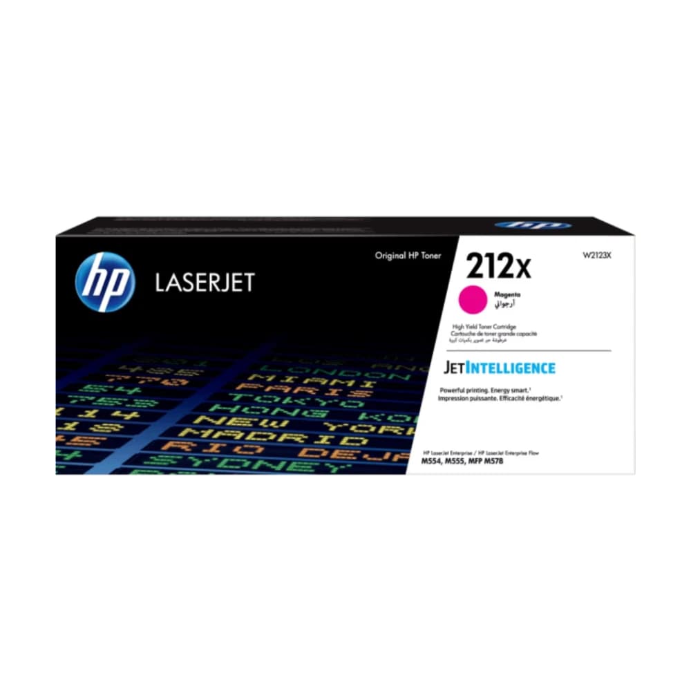 Tóner HP 212X Magenta alto rendimiento W2123X