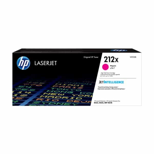 Tóner HP 212X Magenta alto rendimiento W2123X