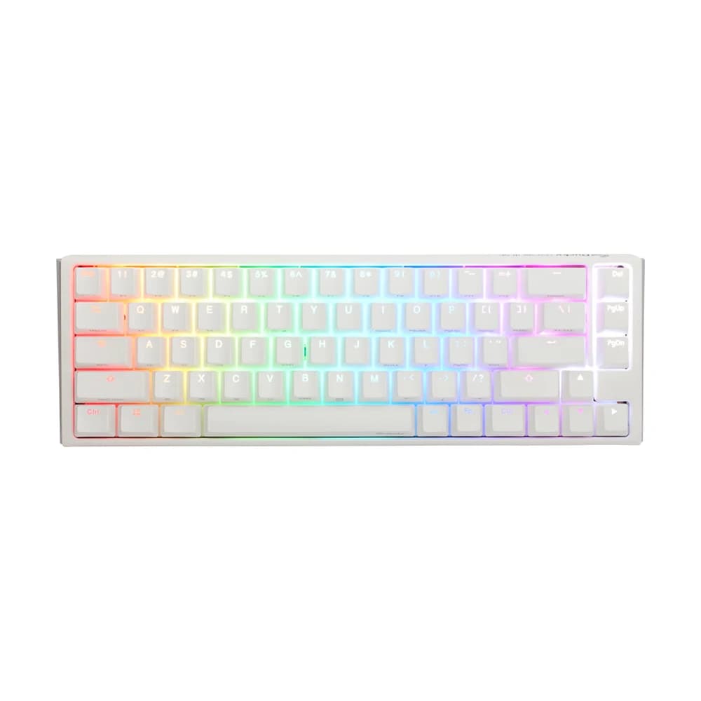 Teclado mecánico Ducky One 3 SF teclas blancas interruptor negro inglés PBT Double Shot