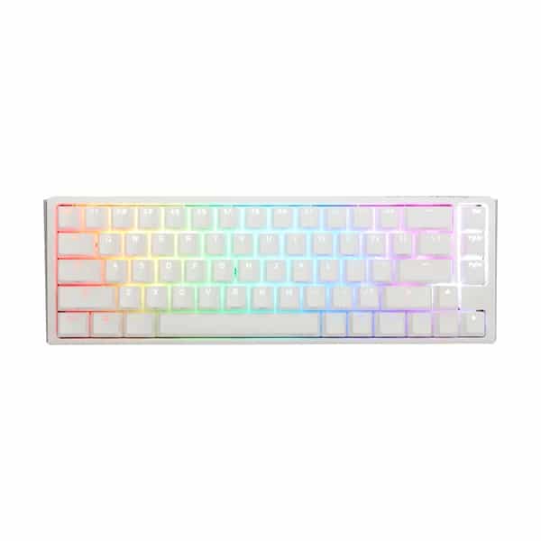 Teclado mecánico Ducky One 3 SF teclas blancas interruptor negro inglés PBT Double Shot