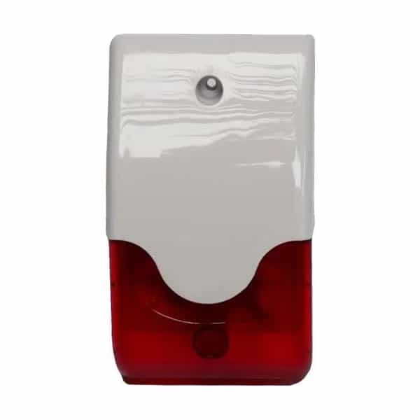 Sirena piezoeléctrica con luz roja dLux SL-150A interior o semi intemperie