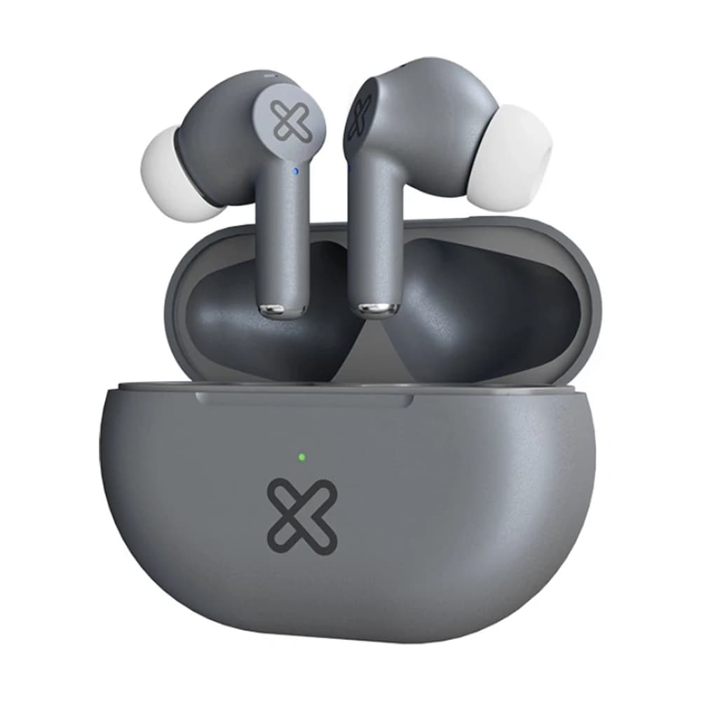 Auricular in-ear inalámbrico Klip Xtreme KTE-015GR cancelación de ruido 17 h Smart Touch