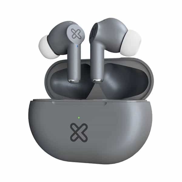 Auricular in-ear inalámbrico Klip Xtreme KTE-015GR cancelación de ruido 17 h Smart Touch