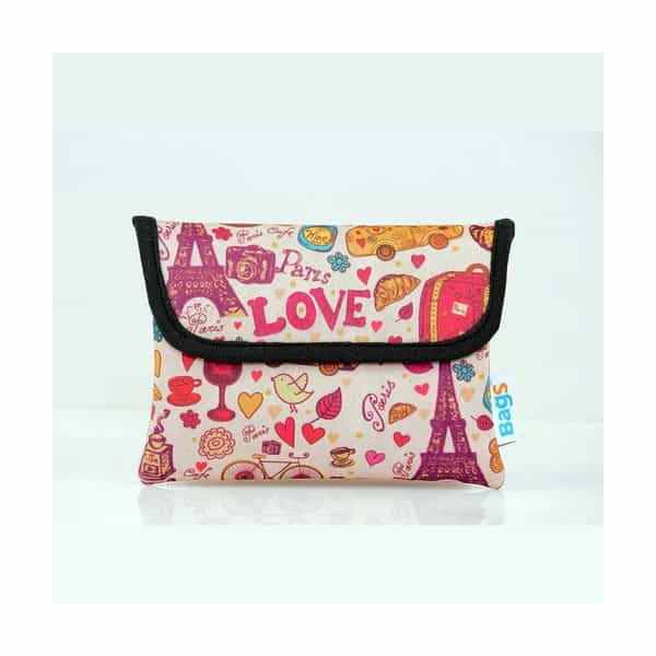 Funda para Disco Externo BAGS FNGPS/CAM-LP Love Paris Estampado
