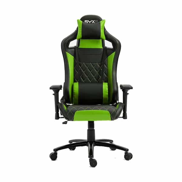 Silla Gamer Syx CH-451 Gr Verde Negro