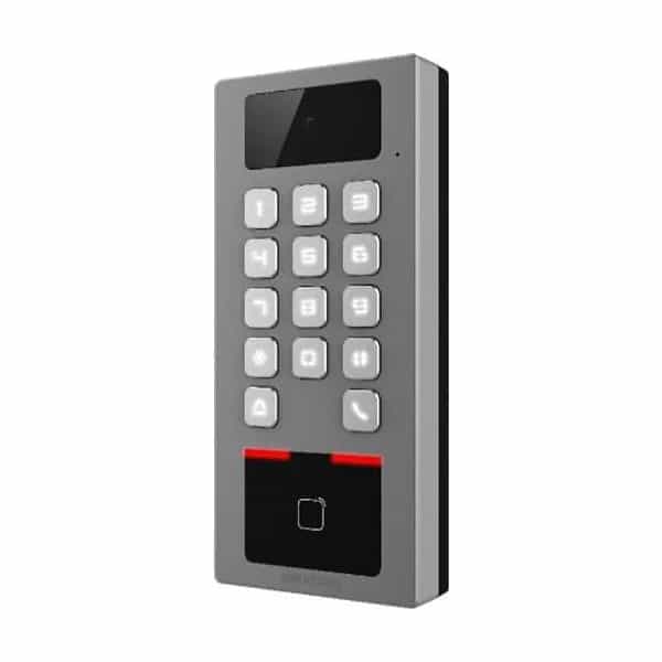 Terminal de control de acceso Hikvision con lector de tarjetas DS-K1T502DBWX-C