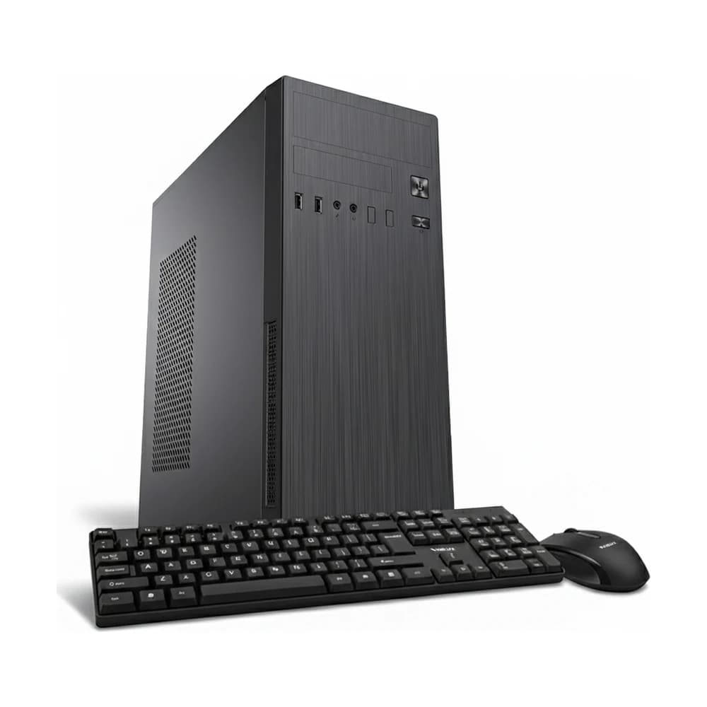 Gabinete kit Kelyx LC728-12 con fuente 500W, teclado y mouse