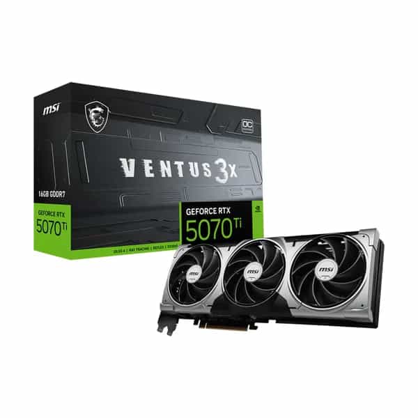 Placa De Video MSI GeForce RTX 5070 Ti Ventus 3X OC 16GB GDDR7 912-V531-454