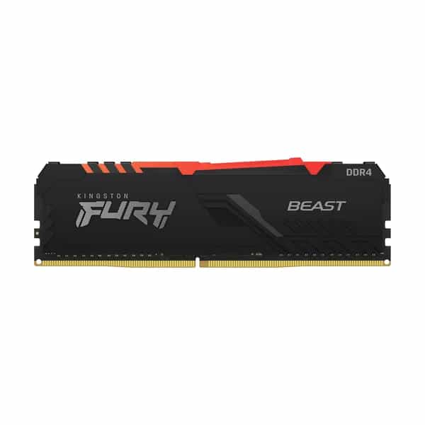 Memoria RAM Kingston Fury Beast RGB 8GB DDR4 3200MHz CL16 KF432C16BB2A/8