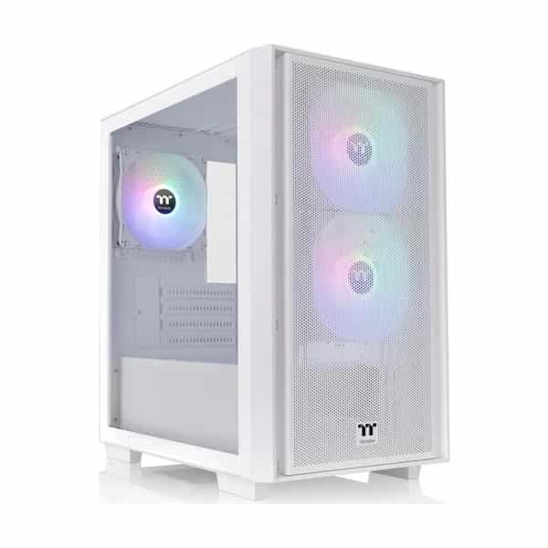Gabinete Gamer Thermaltake Versa H16 TG ARGB Snow White Temp Glass