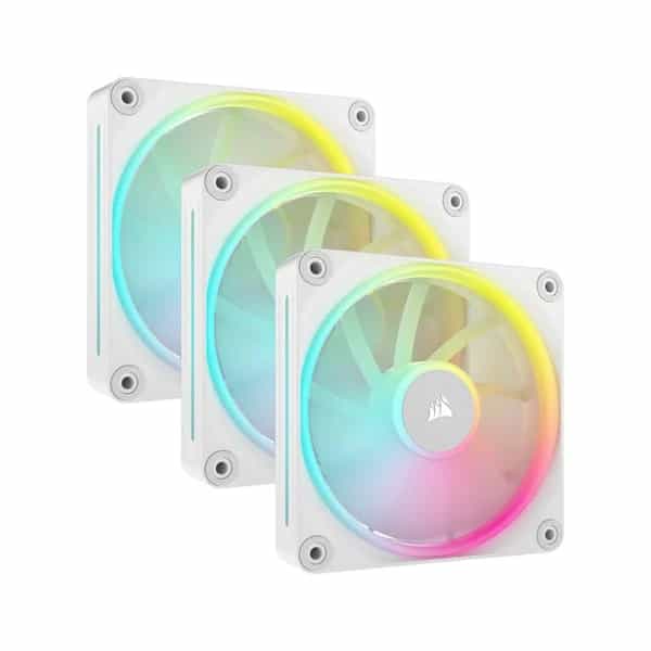 Fan Cooler Corsair iCUE LINK LX120 RGB 120mm White Pack x3