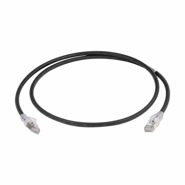 Patchcord CommScope Cat 6A blindado LSZH negro 3 m NPC6ASZDB-BK003M