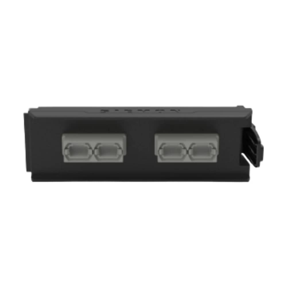 Placa adaptadora de fibra Siemon LightVerse MTP/MPO 4 puertos tipo B gris LVAM4-MPG-BN-A