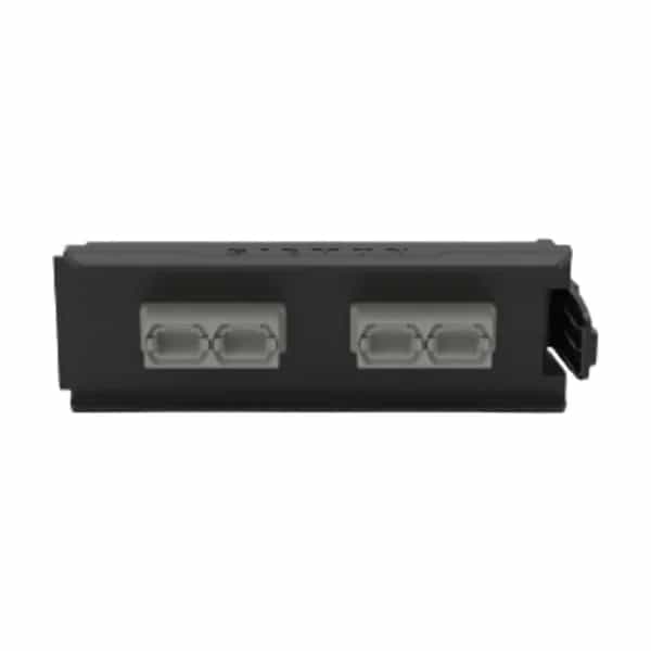 Placa adaptadora de fibra Siemon LightVerse MTP/MPO 4 puertos tipo B gris LVAM4-MPG-BN-A