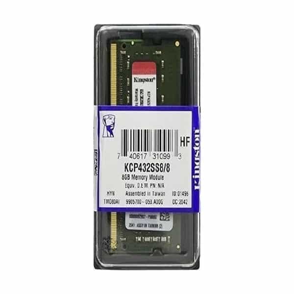 Memoria RAM Kingston SODIMM 8GB DDR4 3200MHz KCP432SS8/8