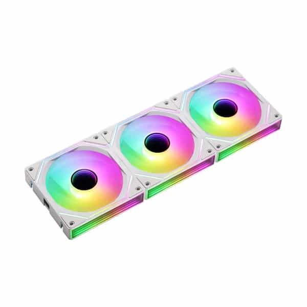 Kit de 3 ventiladores Formula V Air Bridge White ARGB