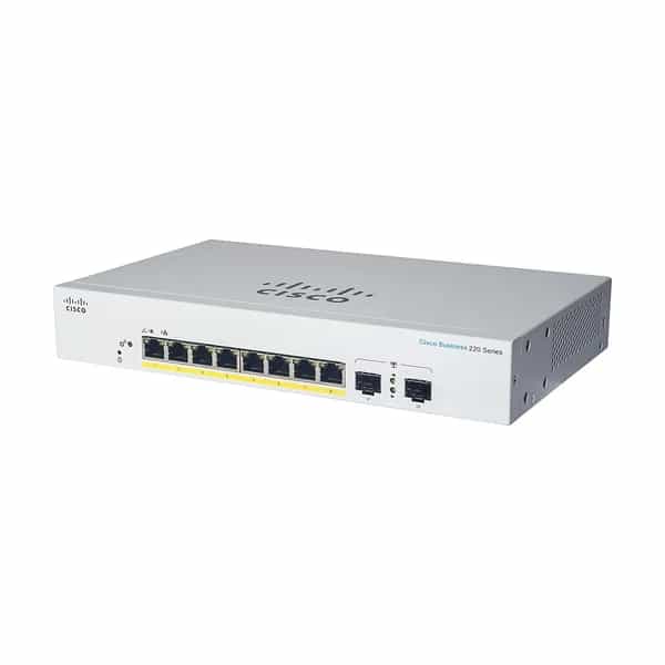 Switch Cisco CBS220-8T-E-2G 8 Puertos Gigabit + 2 SFP