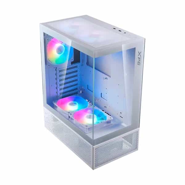 Gabinete Gamer XPG INVADER X MINI Blanco ARGB con Vidrio Templado