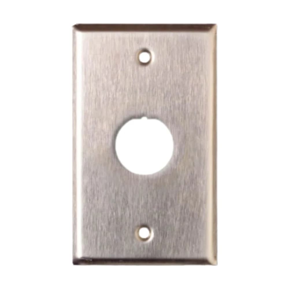 Faceplate Siemon Ruggedized de acero inoxidable simple 2 aberturas IP44 XFP-S-02-SS