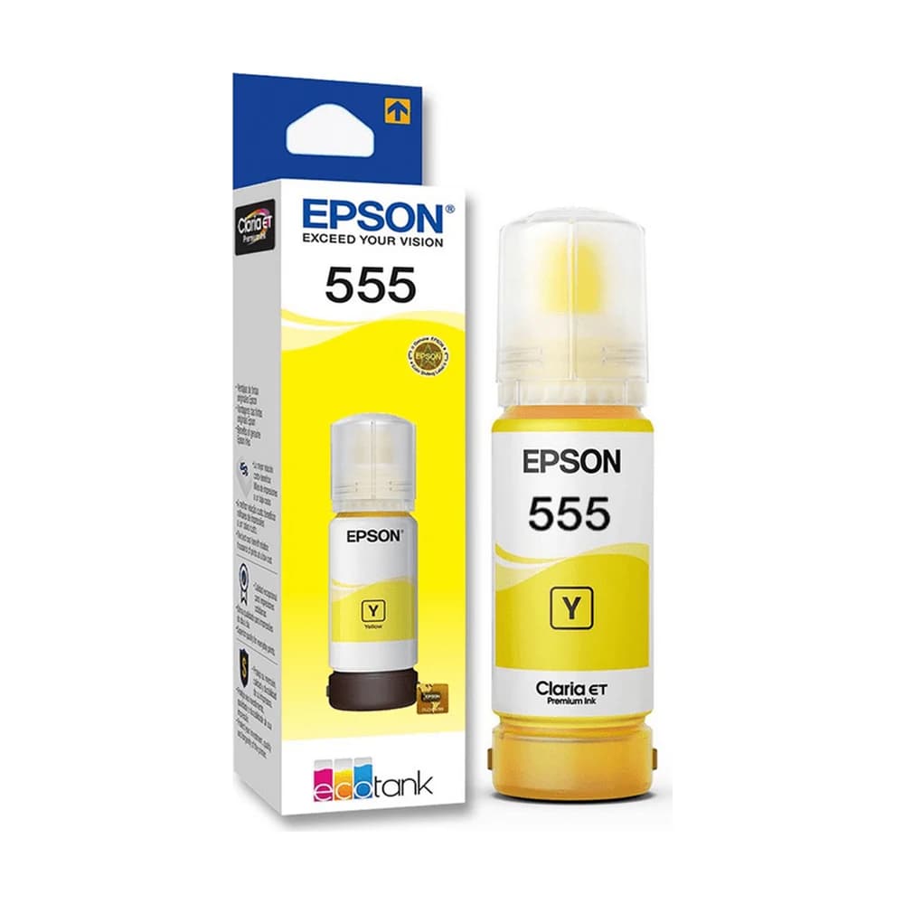 Botella de tinta Epson T555420 Amarillo para L8180/L8160