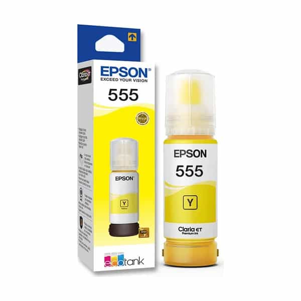 Botella de tinta Epson T555420 Amarillo para L8180/L8160
