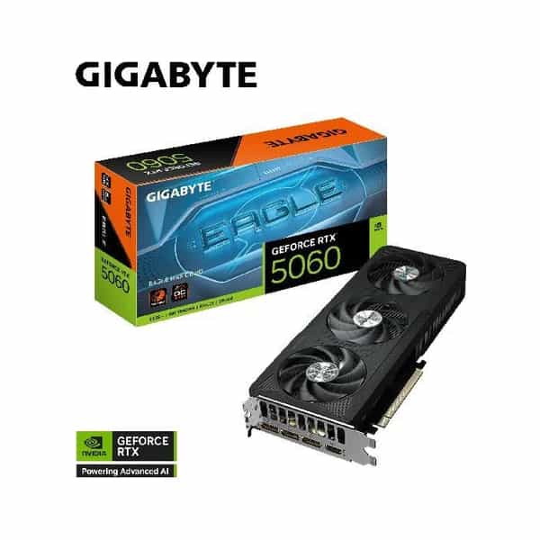 Placa de video Gigabyte GeForce RTX 5060 Eagle Max OC 8 GB GDDR7 GV-N5060EAGLEMAX OC