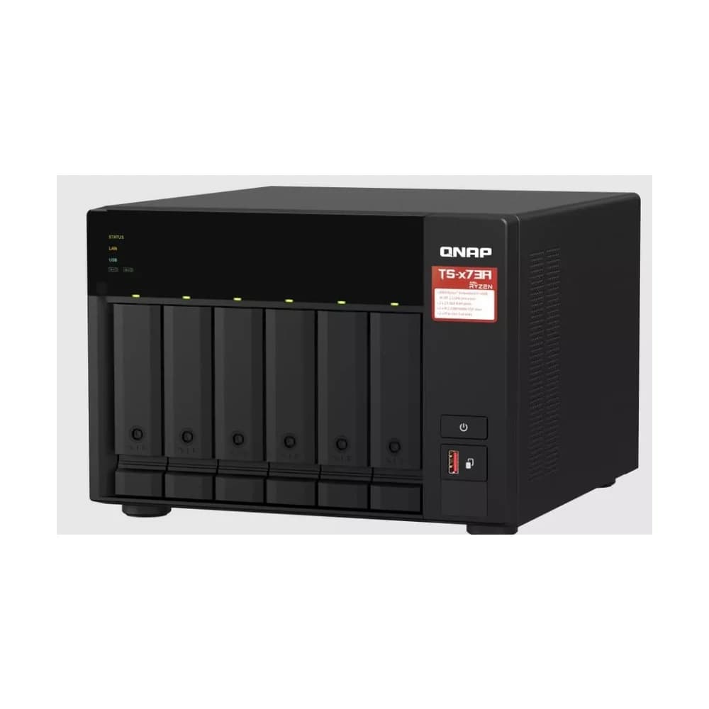 NAS QNAP TS-673A 6 bahías AMD Ryzen V1500B 8GB