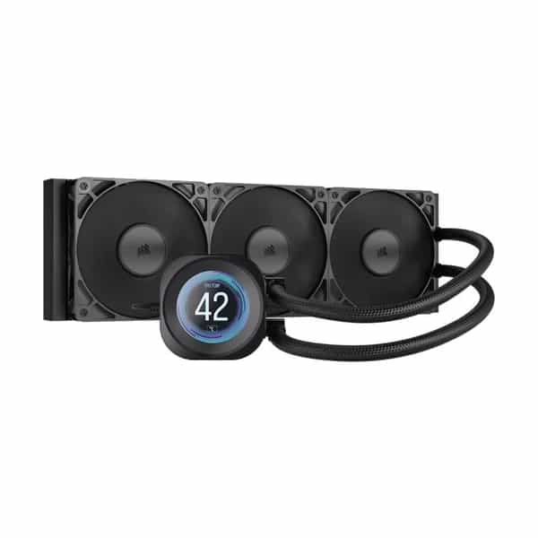 Water cooler Corsair Nautilus 360 RS LCD AIO 360 mm negro CW-9061033-WW