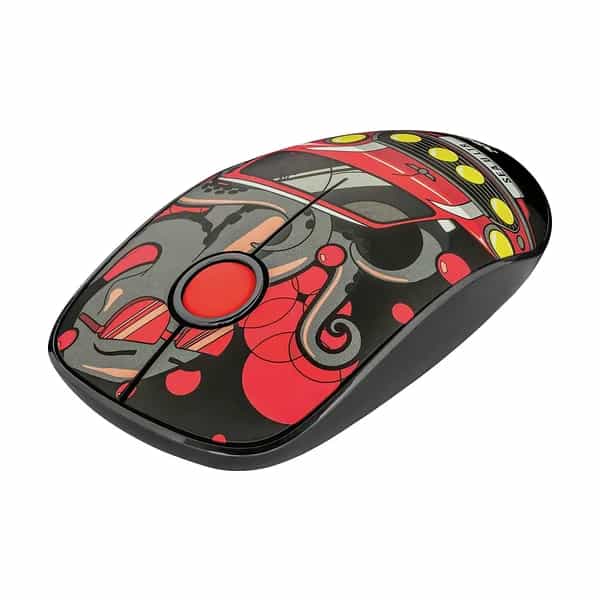 Mouse Trust Sketch Silent Wireless Red