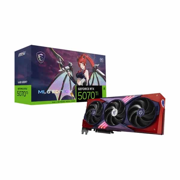 Placa de video MSI GeForce RTX 5070 Ti 16G MLG EDITION OC