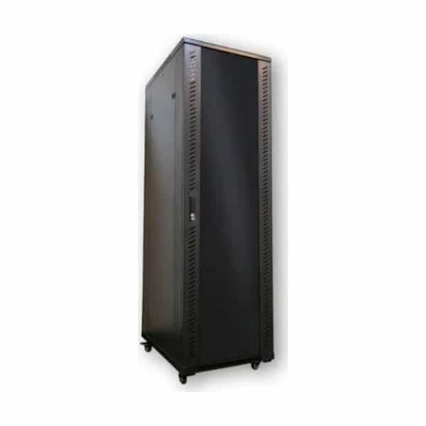 Rack GLC 45U 800 mm de profundidad puerta de vidrio desarmado GLC-RACKP-45U-800