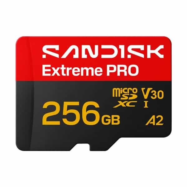 Tarjeta microSD SanDisk Extreme PRO 256 GB UHS-I con adaptador SD SDSQXCJ-256G-GS6MA