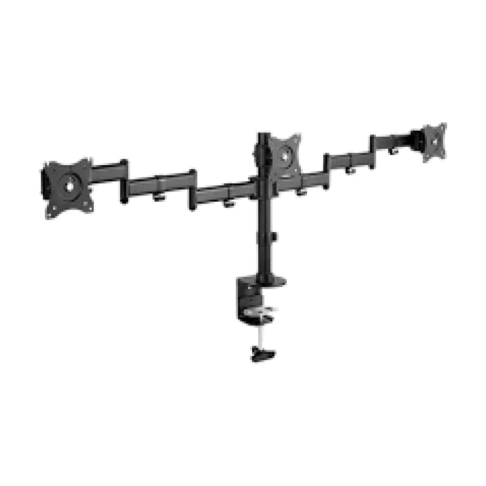 Soporte de escritorio triple Intelaid 13" a 27" VESA 100x100 IT-DB3E