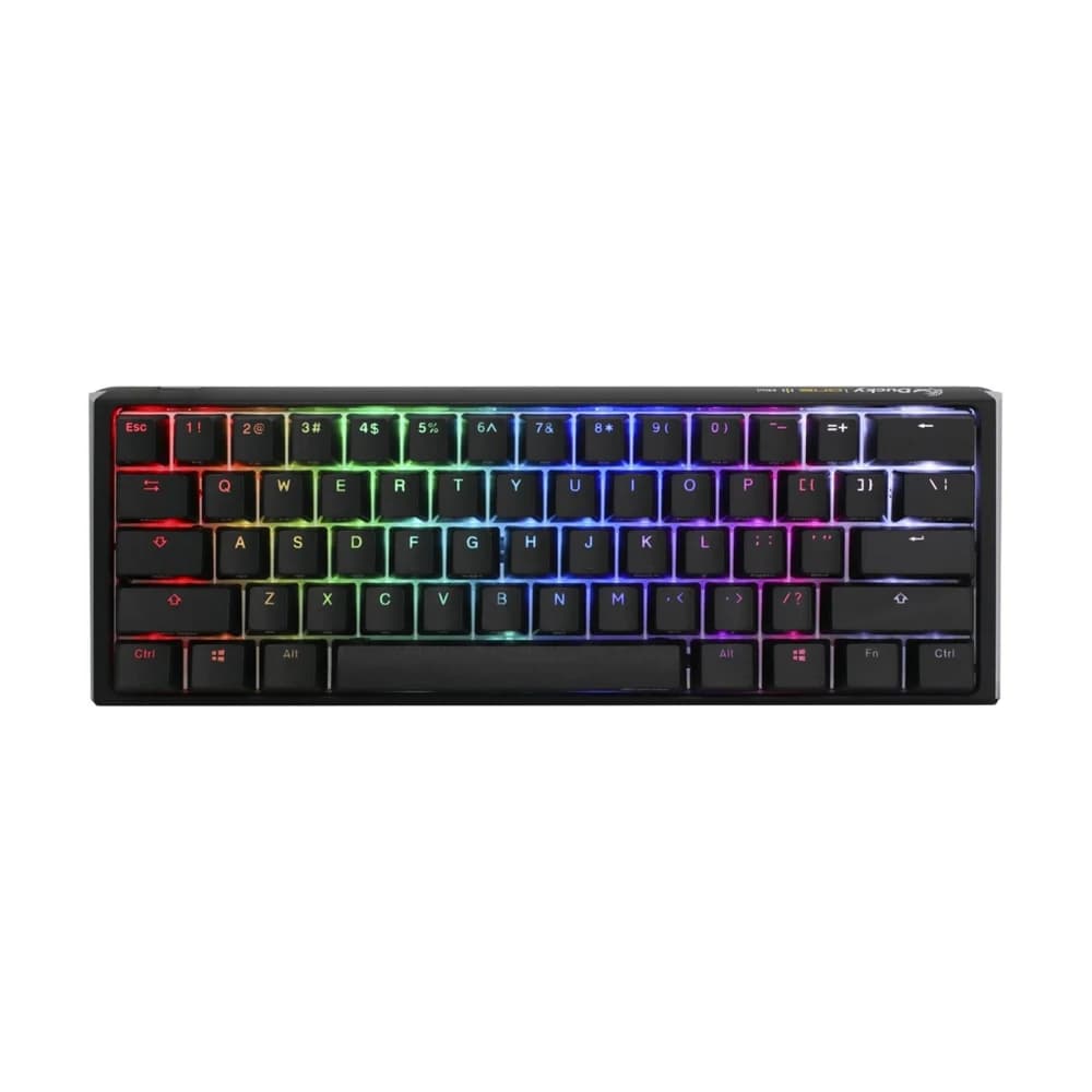 Teclado mecánico Ducky One 3 Mini Hotswap Cherry MX Red RGB DKON2161ST-RUSPDCLAWSC1