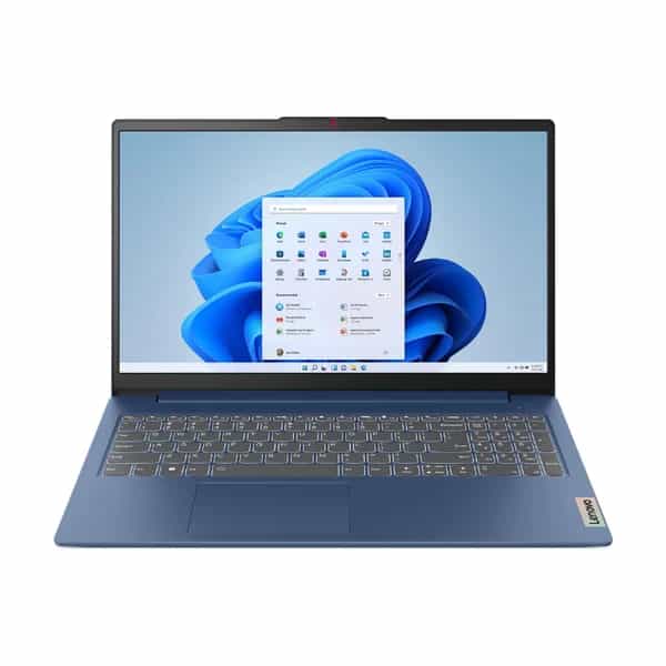 Notebook Lenovo IdeaPad Slim 3 15AMN8 15.6" Ryzen 5 7520U 16GB SSD 512GB Windows 11 Home Azul
