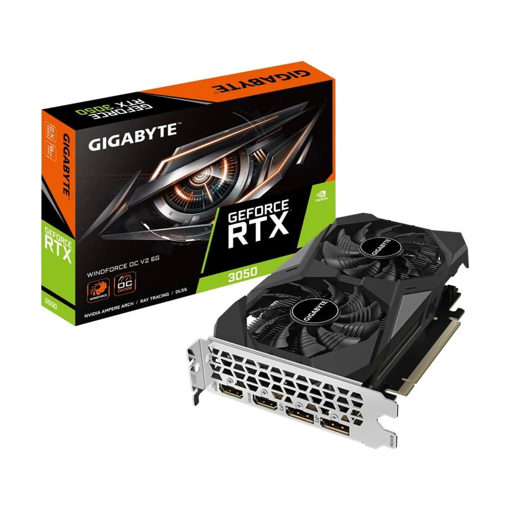 Placa de video Gigabyte RTX 3050 6GB GDDR6 GV-N3050WF2OCV2-6GD