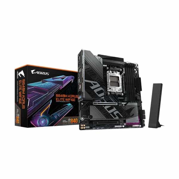 Motherboard Gigabyte B840M AORUS Elite Wi-Fi 6E Socket AM5 DDR5 Micro ATX