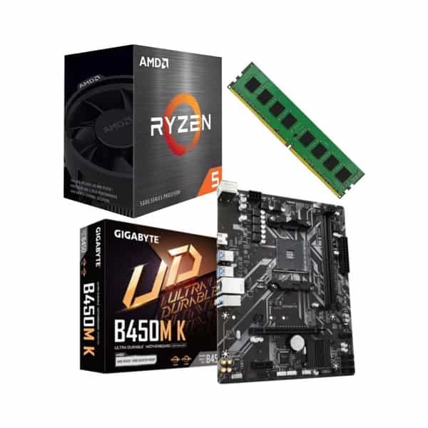 Combo de actualización Ecovision Ryzen 5 5500 + A520M + 16 GB DDR4 (sin gabinete)
