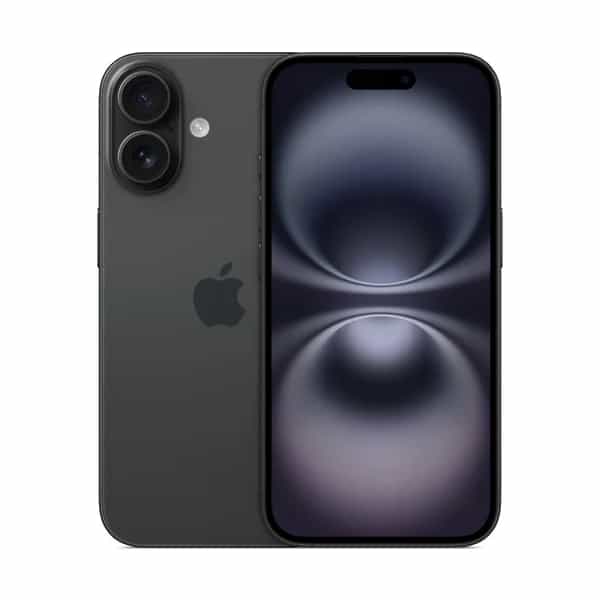 Apple iPhone 16 128GB — Negro (A18, 6,1", nano-SIM + eSIM)