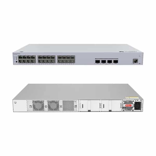 Switch Huawei eKitEngine S310-24P4X-M capa 3 24 puertos GE PoE+ 400W + 4 SFP+ 10GE